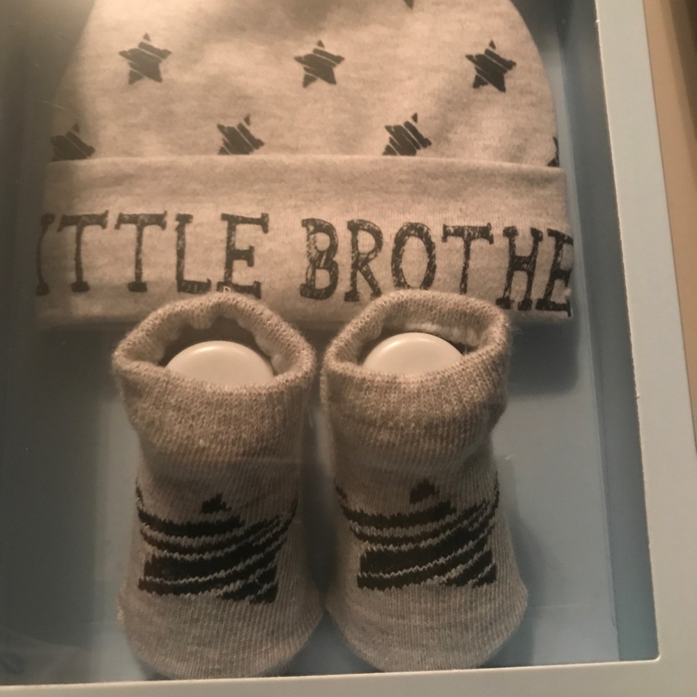 Little Brother Hat/ Sock Set